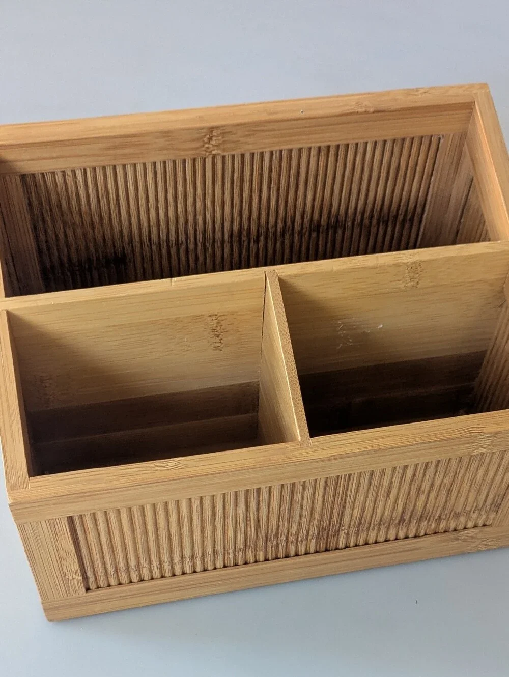 Pomerantz Bamboo Lattice Remote Control Organizer. 9.5